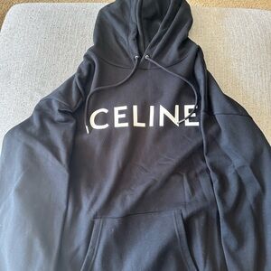 Celine hoodie black size large